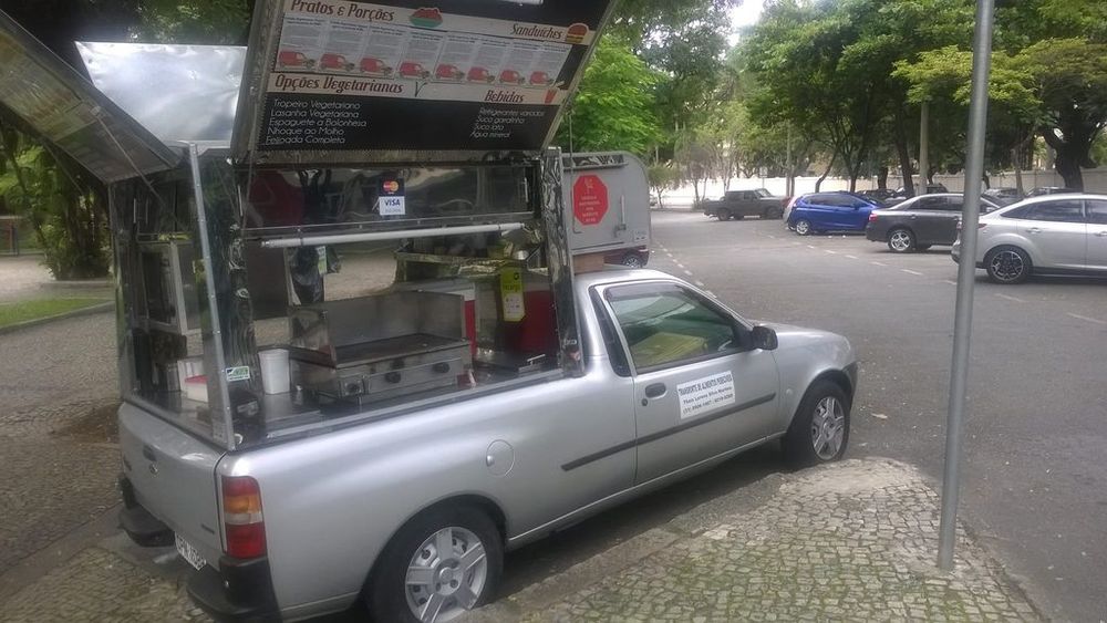 Carro de Lanches Vegetarianos