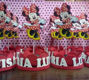 CENTRO DE MESA MINNIE