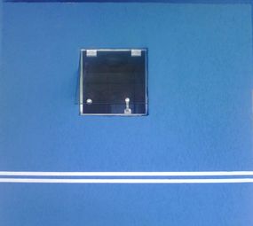 grafiato azul com faixa