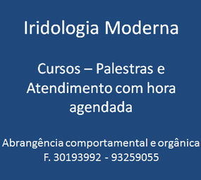 Iridologia moderna – Cursos, Terapias e palestras